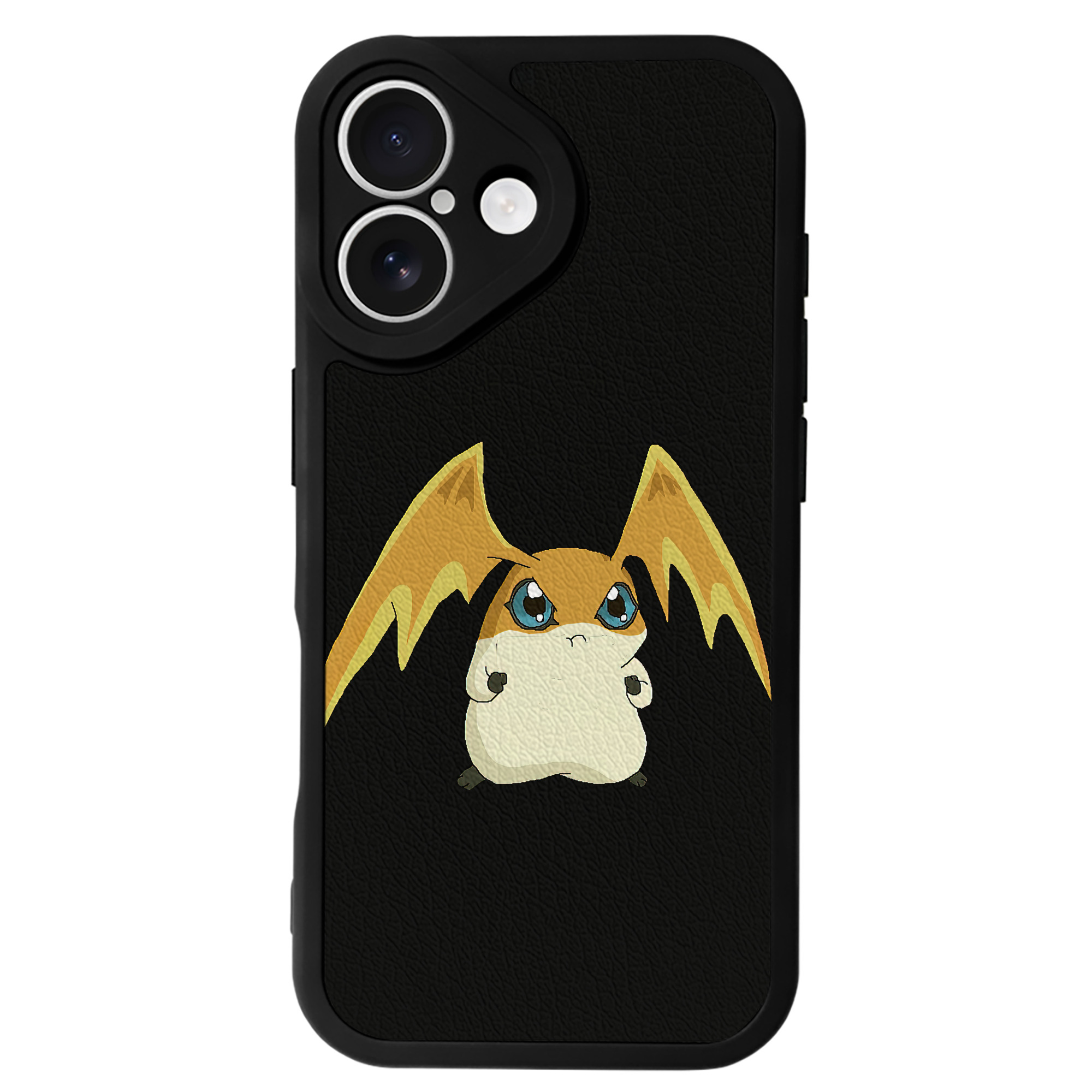 （画像用） Digimon デジタルモンスター/デジモン 【iPhone 16シリーズ対応】シリコンスマホケース（レザー調） 材質：シリコン